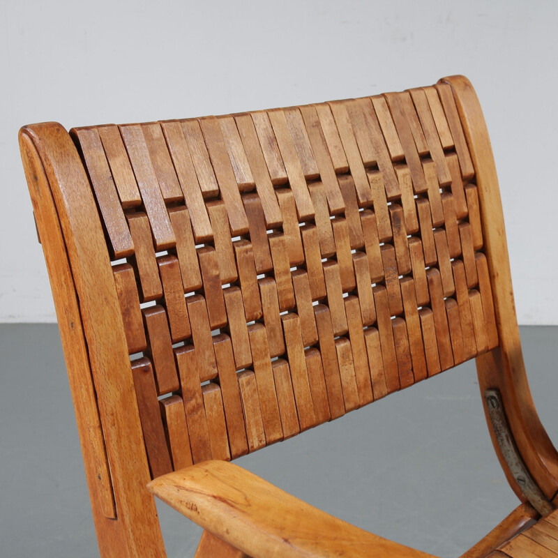Paire de chaises longues vintage par Erich Dieckmann pour Gelanka Tyskland, Allemagne 1930