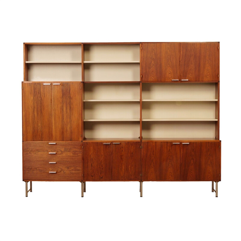 Vintage rosewood bookcase by Cees Braakman for Pastoe, 1960