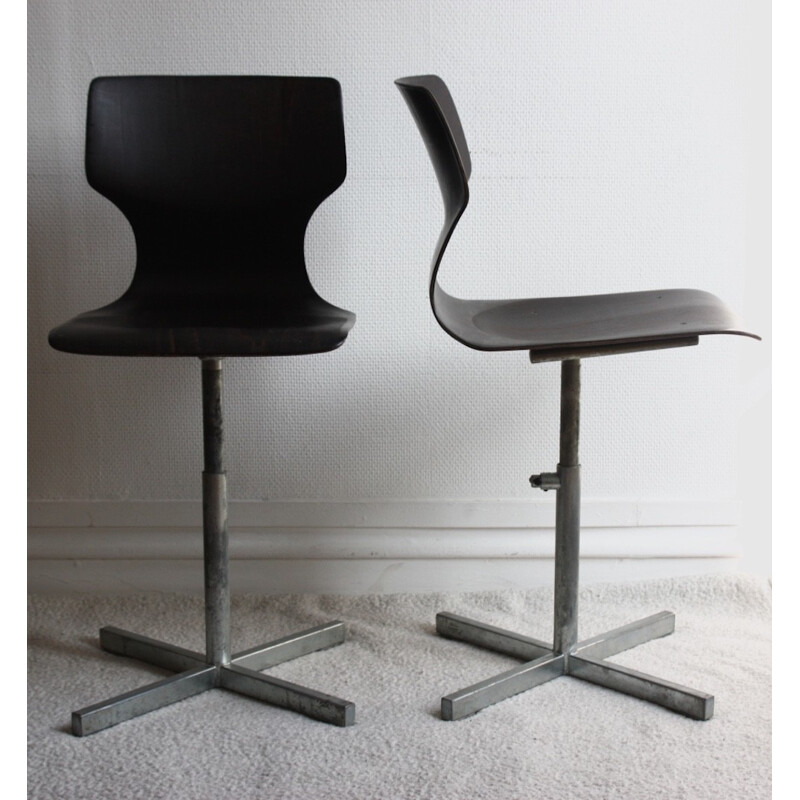 Pagholz industrial desk chair - 1960s