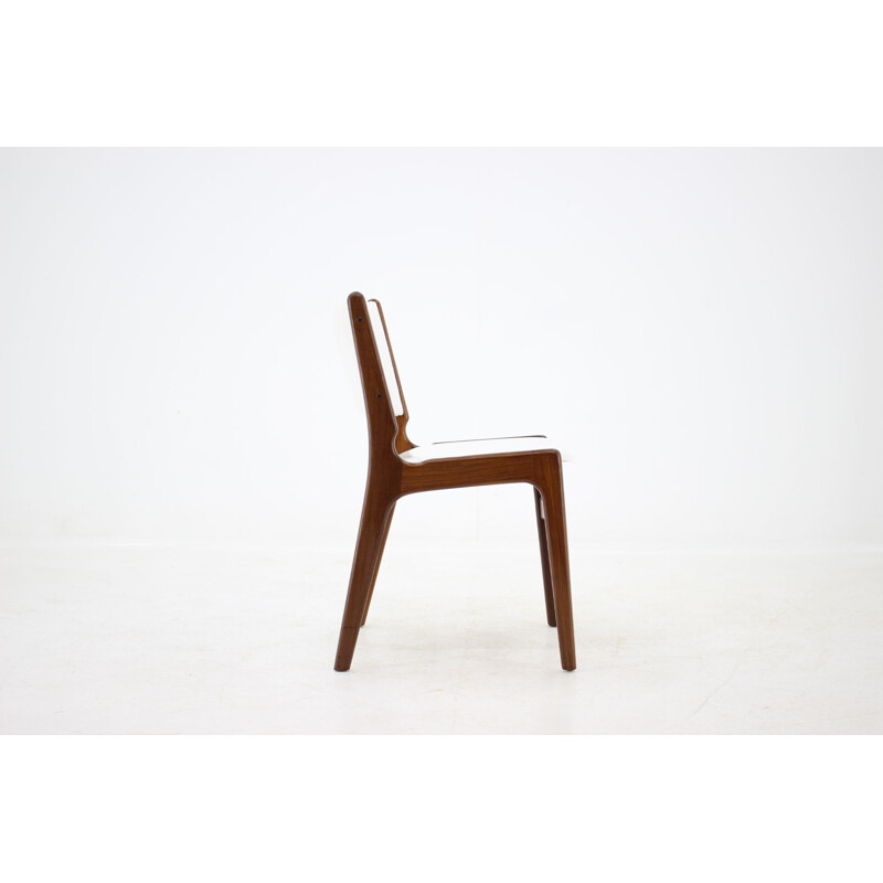 Danish Teak Chair with leather 1960s