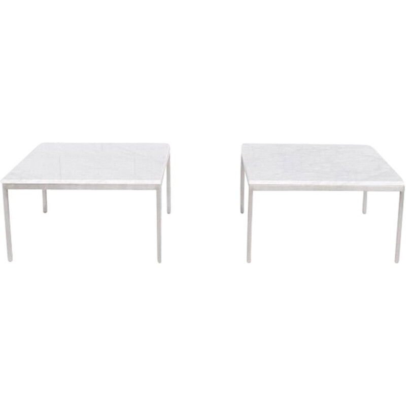 Pair of vintage coffee tables by Florence Knoll, Knoll International, 1960s