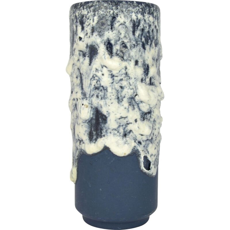 Vintage ceramic fat lava vase by Fohr Keramik, Germany, 1960s