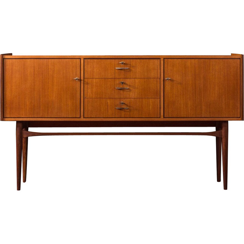 Vintage sideboard in teak, Germany, 1950s