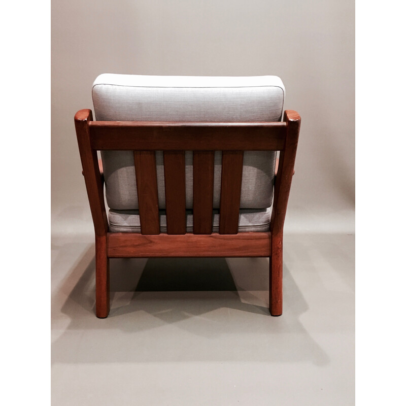 Scandinavian-designed teak chair stamped 1950