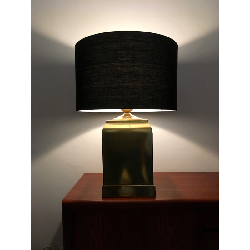 Vintage brass lamp, 1970s