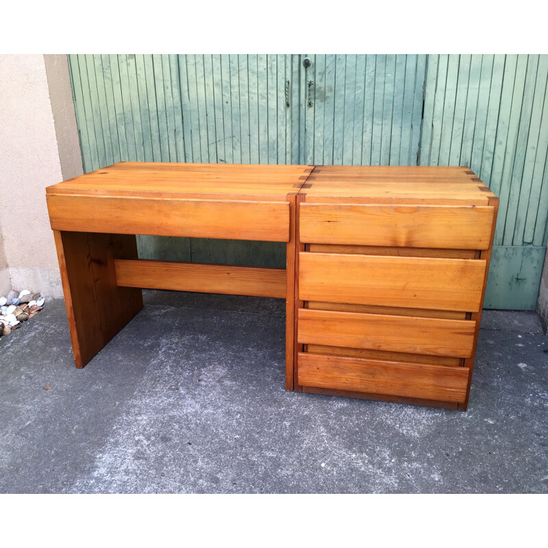 Ensemble de bureau et commode vintage par Roland Haeusler pour Maison Regain, 1960