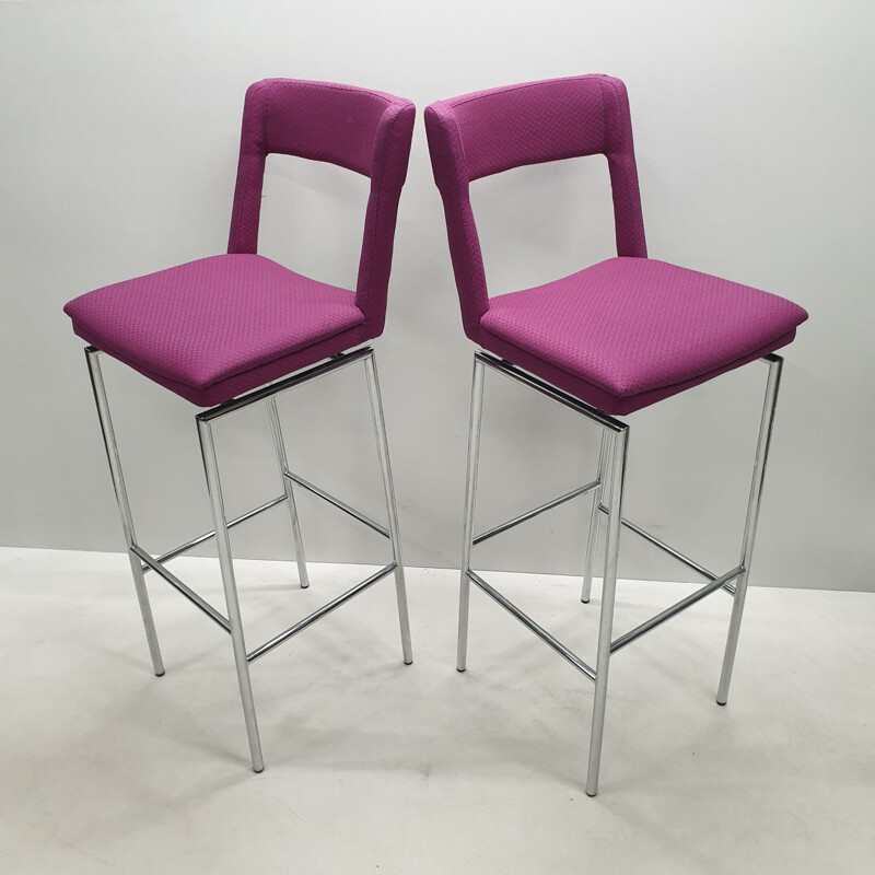 Set of 2 vintage Jackie bar stools by Mattias Ljunggren for Johanson Design, 1990s