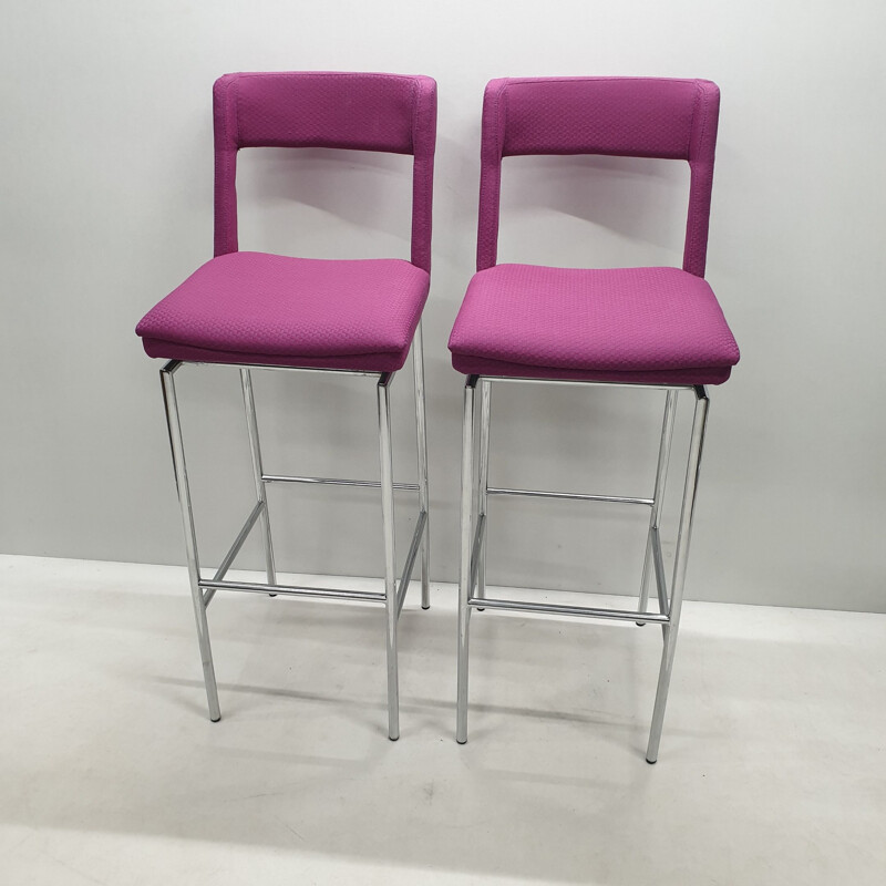 Set of 2 vintage Jackie bar stools by Mattias Ljunggren for Johanson Design, 1990s