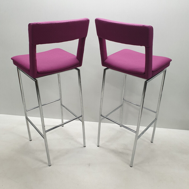 Set of 2 vintage Jackie bar stools by Mattias Ljunggren for Johanson Design, 1990s