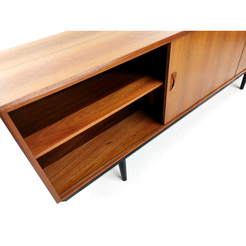 Vintage teak sideboard by Clausen & Son, Denmark, 1960s