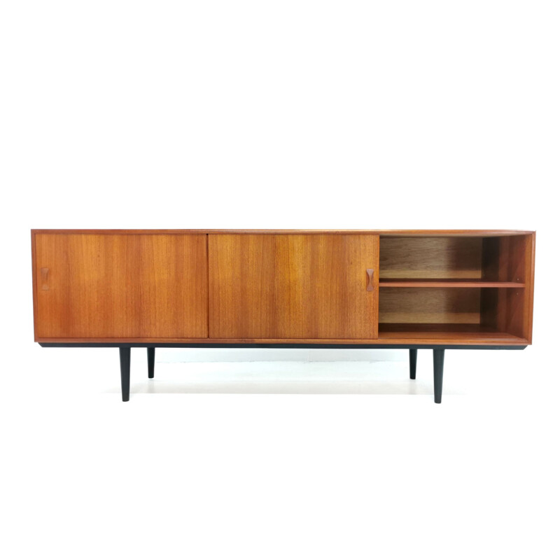 Vintage teak sideboard by Clausen & Son, Denmark, 1960s