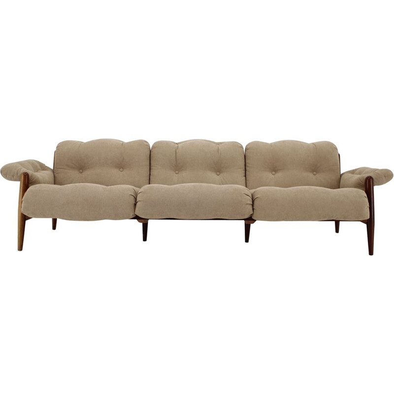 Vintage Palisander Three Seater Sofa, 1970s 