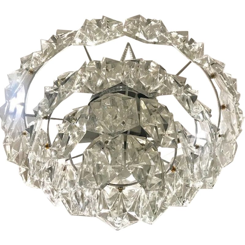 Vintage diamond model ceiling light by Kinkeldey, 1970