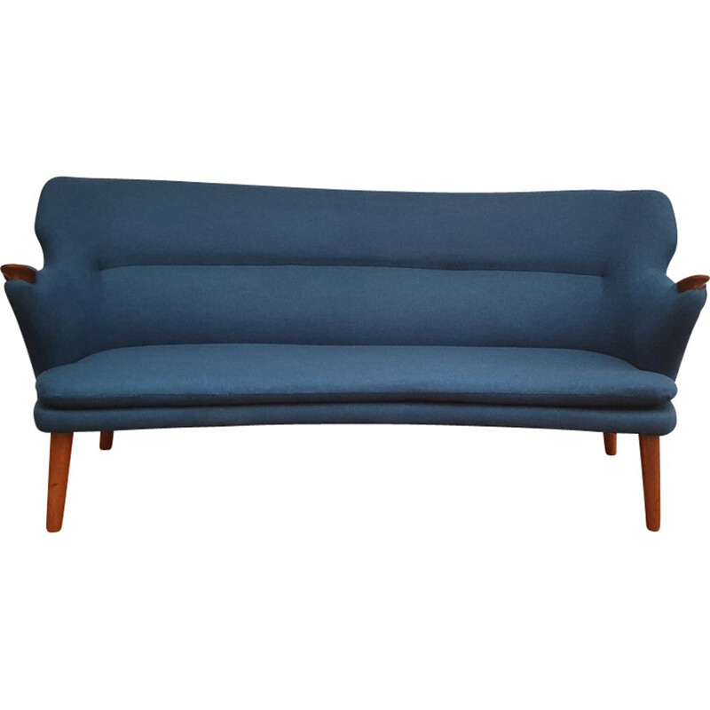 Vintage "Banana" sofa model 220, by Kurt Olsen by Slagelse Furnitureworks, 1960s