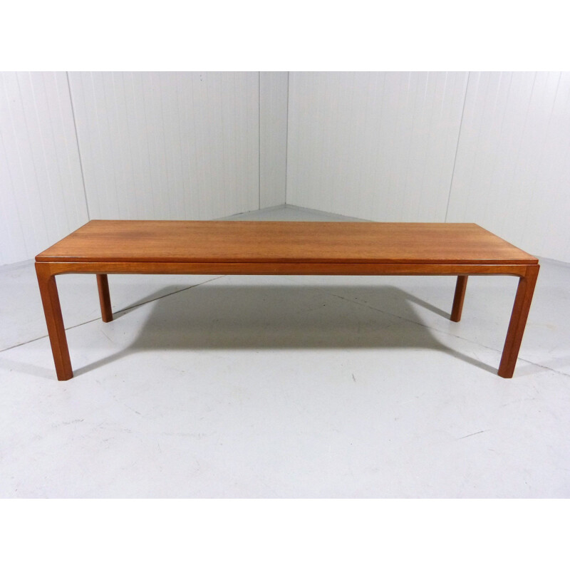 Vintage coffee table in teak by Kai Kristiansen for Aksel Kjersgaard, Denmark, 1960s