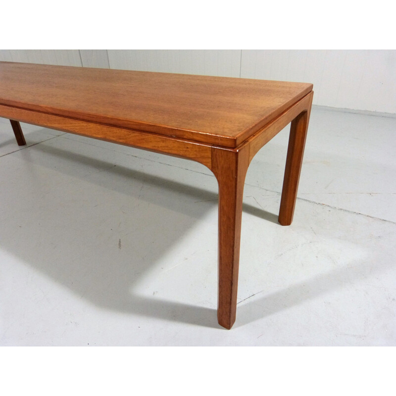 Vintage coffee table in teak by Kai Kristiansen for Aksel Kjersgaard, Denmark, 1960s