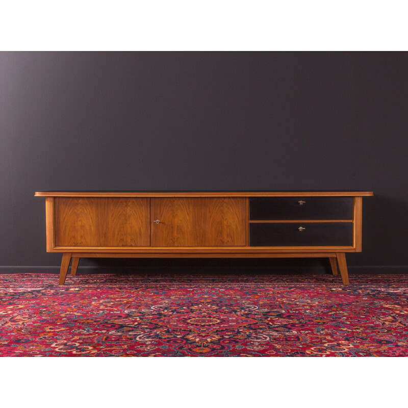 Vintage walnut sideboard, Germany, 1950s