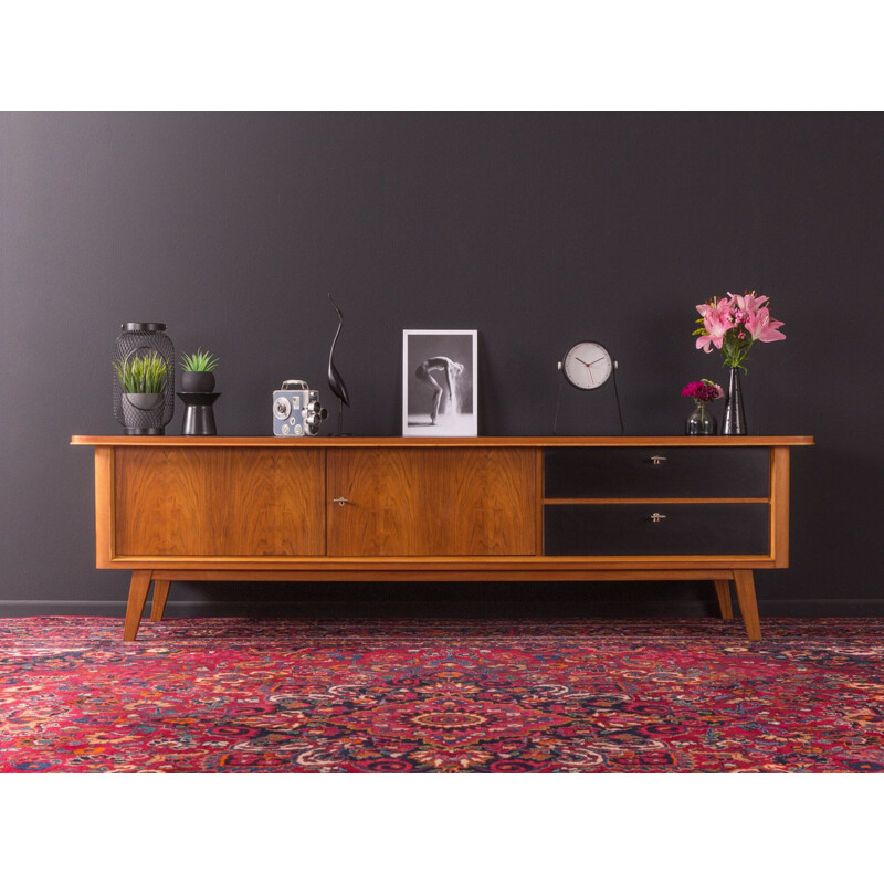 Vintage walnut sideboard, Germany, 1950s