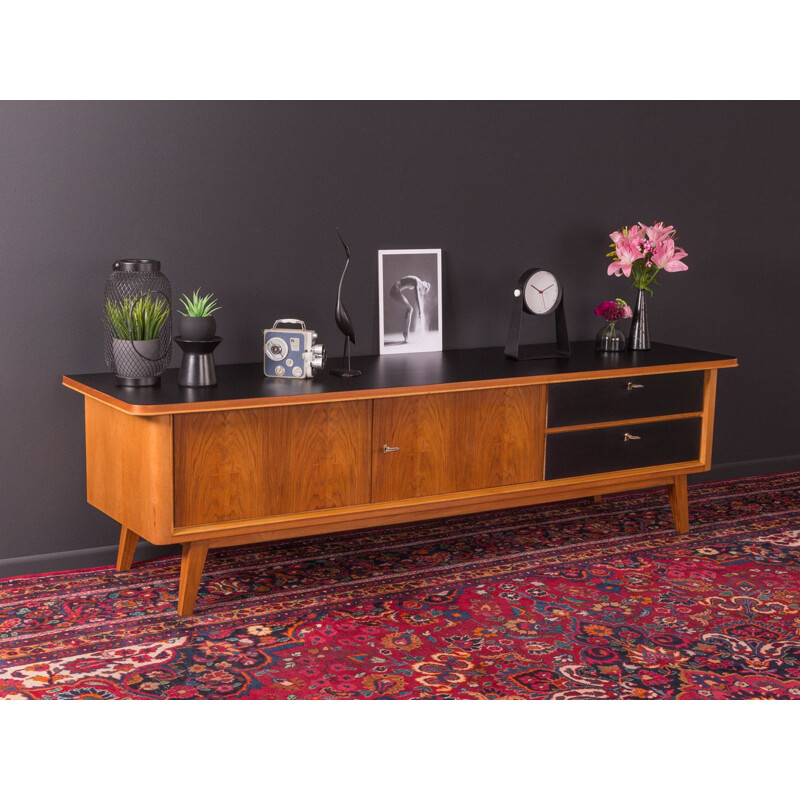 Vintage walnut sideboard, Germany, 1950s