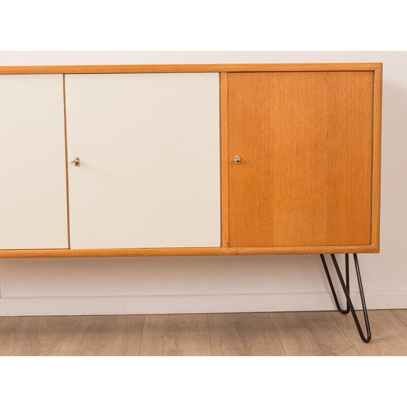 Vintage oak sideboard by WK Möbel 1960