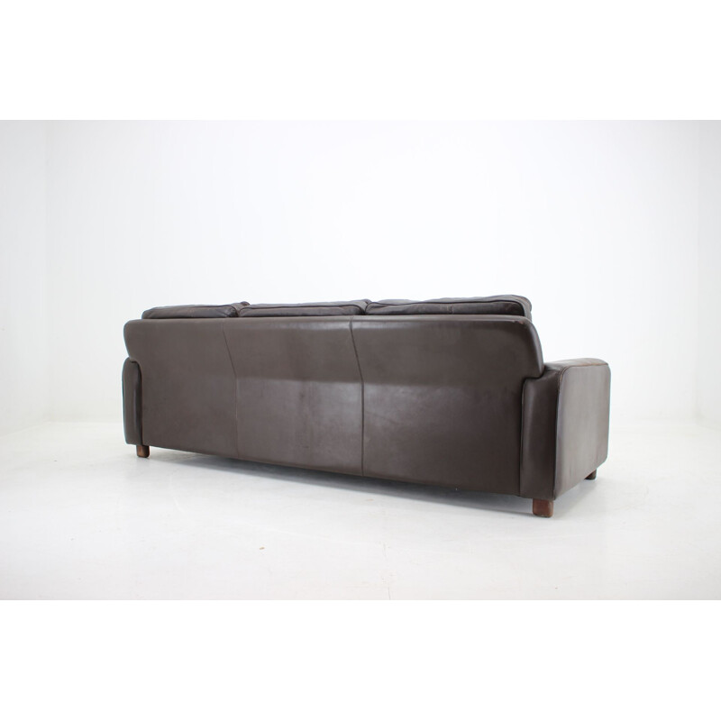 Vintage leather 3-Seather sofa by Georg Thams 1960