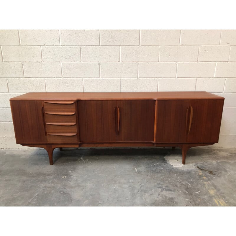 Vintage teak sideboard "tv Paris furniture" 1960