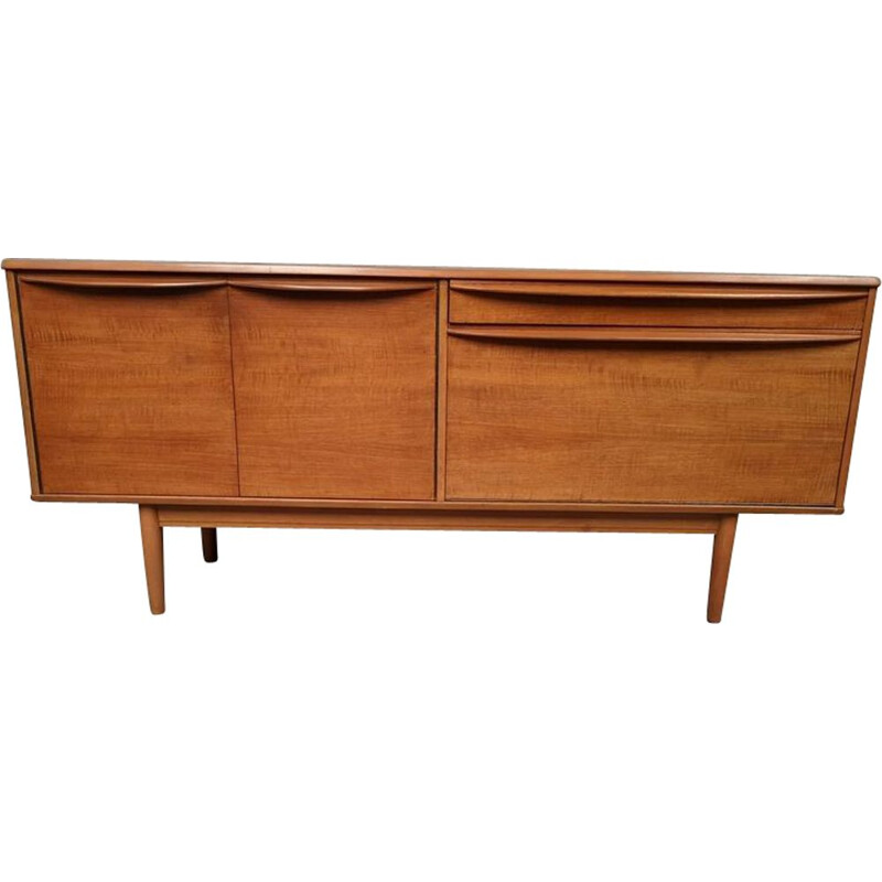 Vintage sideboard in blond teak, 1970s