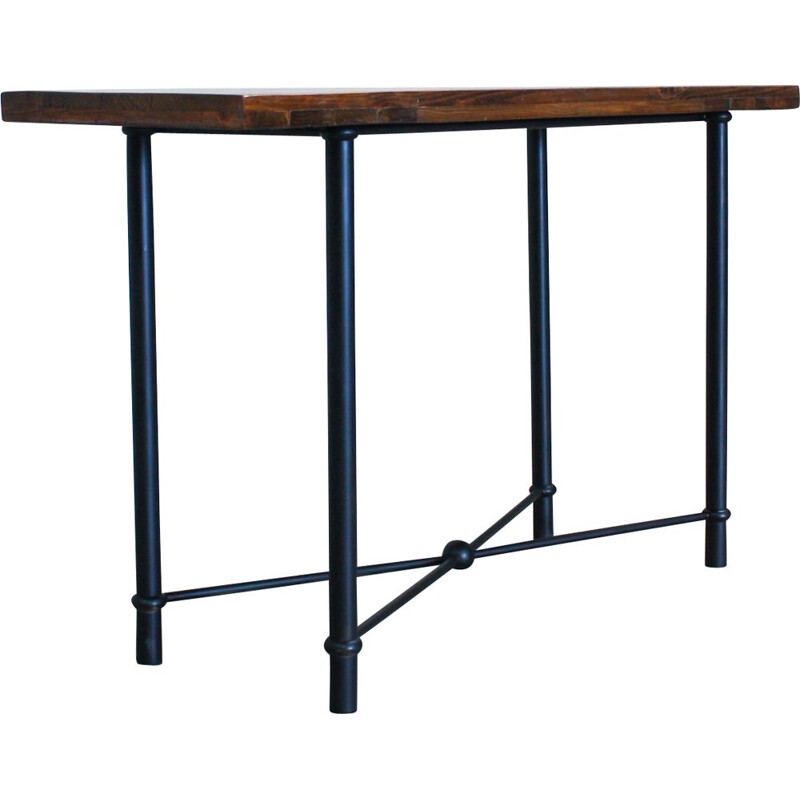 Industrial vintage Console Table, Portugal 1970s