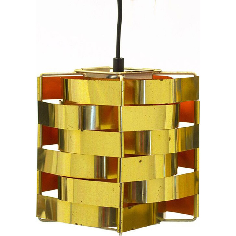 Vintage Mars hanging lamp by Max Sauze, France 1960