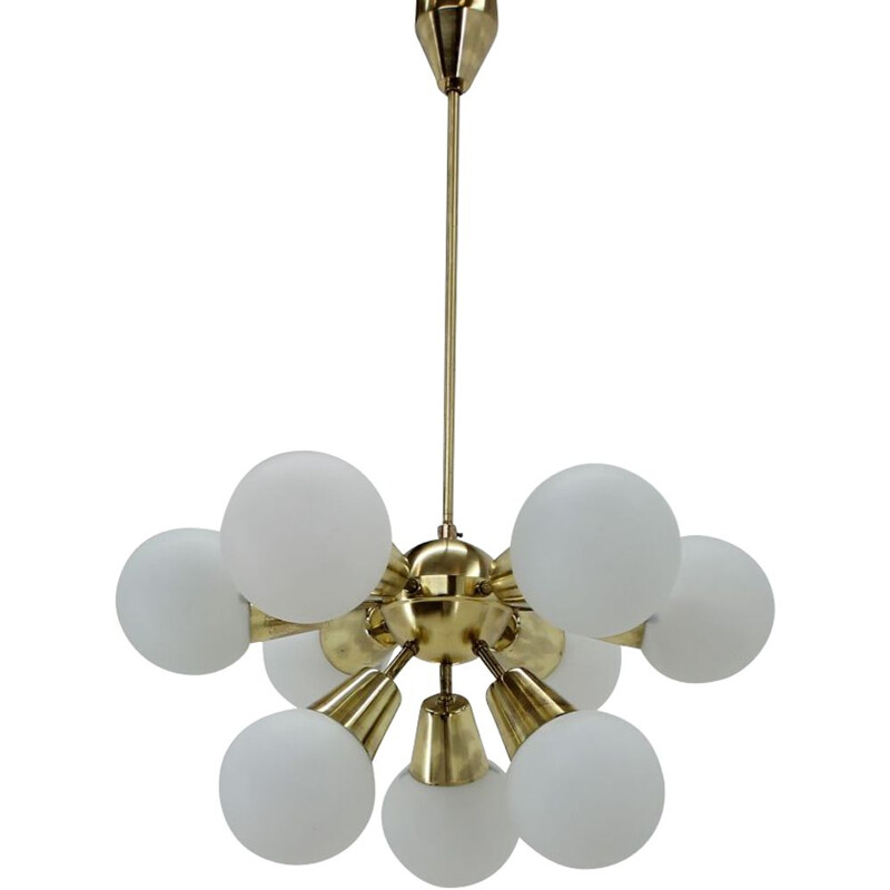 Vintage Sputnik chandelier by Kamenick Šenov, Czechoslovakia 1960