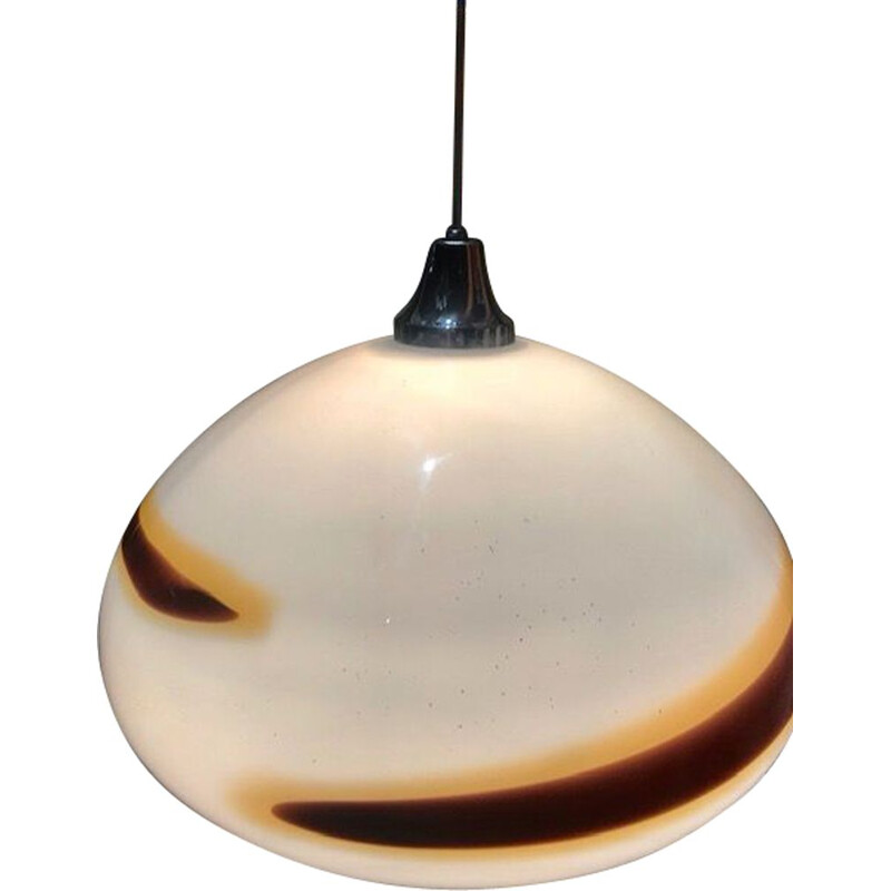 Vintage Two-coloured pendant light by Vistosi, 1970s