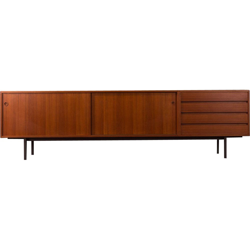 Vintage teak sideboard by Walter Wirz for Wilhelm Renz, 1960s