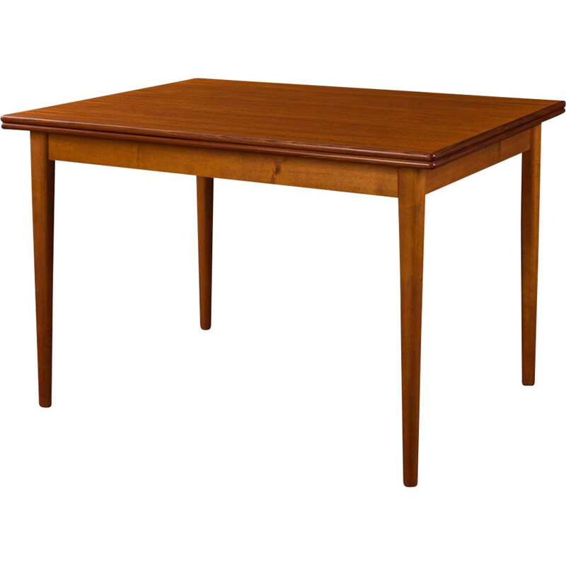 Vintage teak extendible dining table, Germany, 1960s