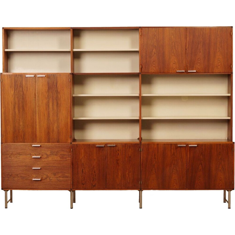 Vintage rosewood bookcase by Cees Braakman for Pastoe, 1960