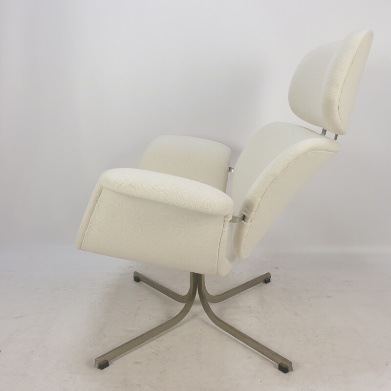 Vintage big tulip chair and ottoman by Pierre Paulin for Artifort, 1960