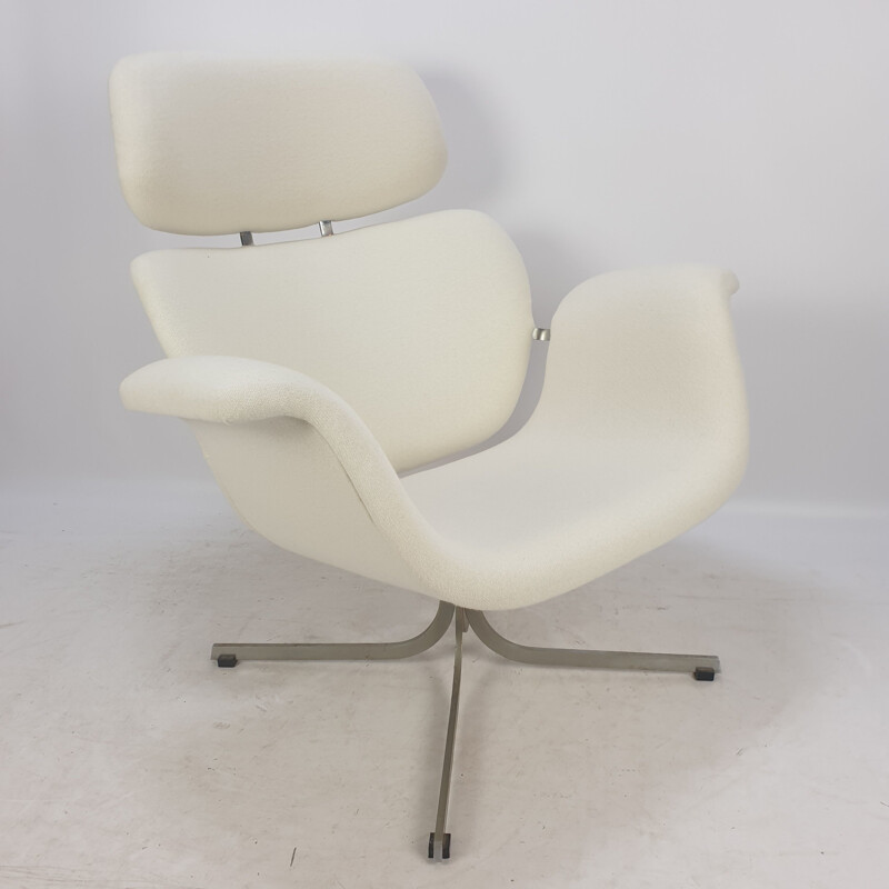 Vintage big tulip chair and ottoman by Pierre Paulin for Artifort, 1960