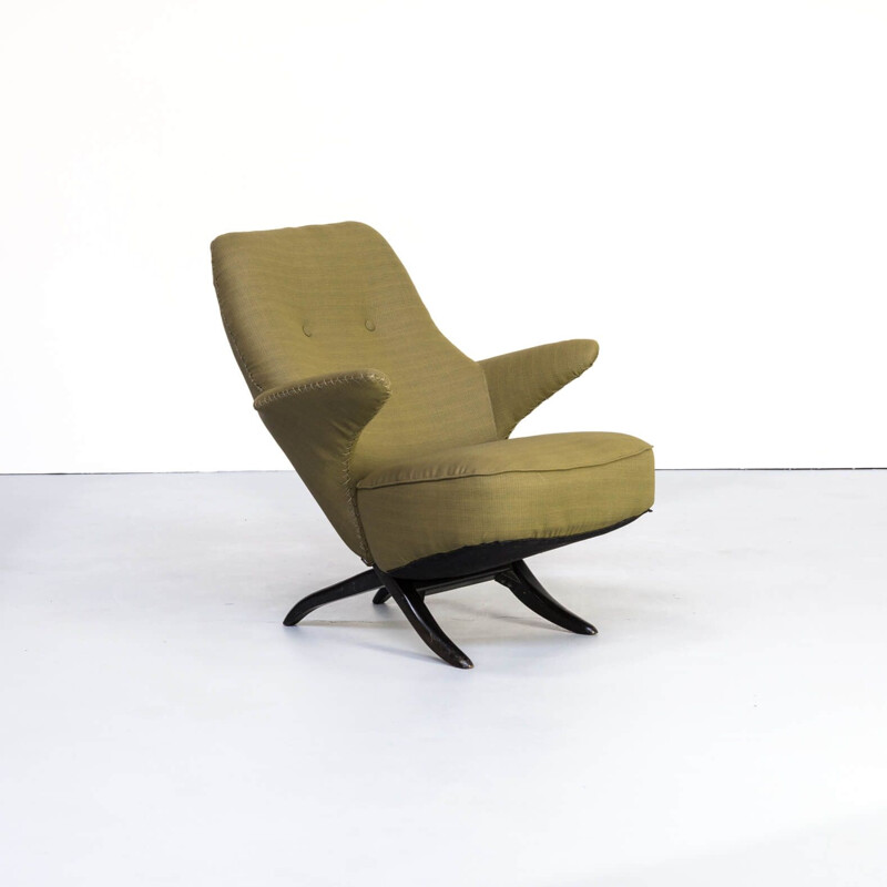 Vintage lounge armchair "pinguin" by Theo Ruth for Artifort, 1950s