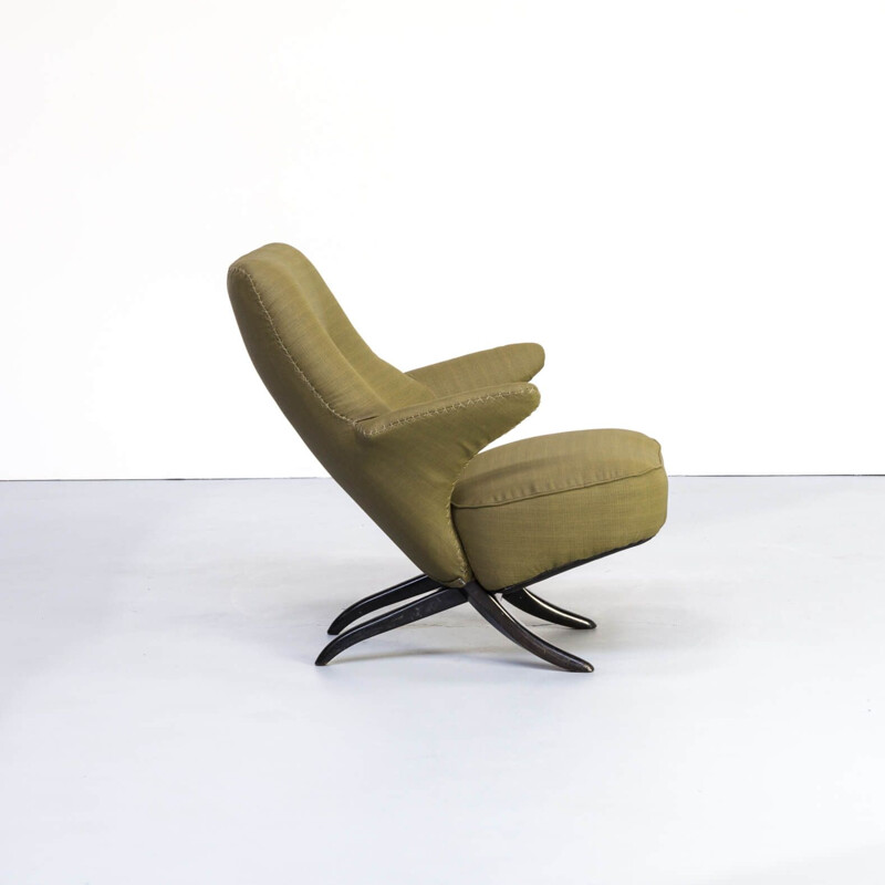 Vintage lounge armchair "pinguin" by Theo Ruth for Artifort, 1950s