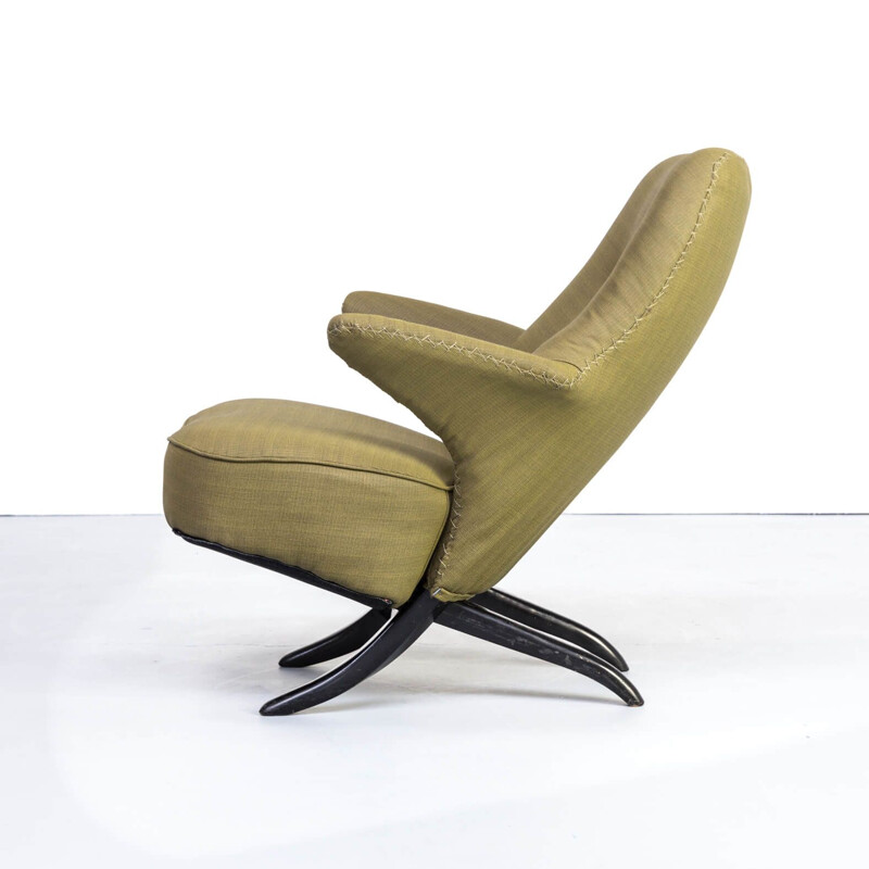 Vintage lounge armchair "pinguin" by Theo Ruth for Artifort, 1950s