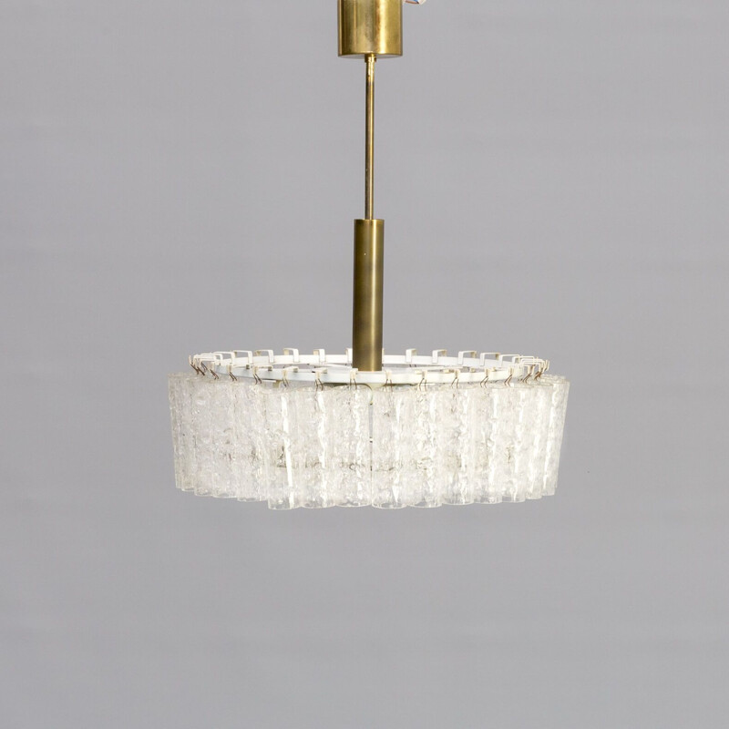 Vintage pendant lamp for Doria Leuchten, 1960s