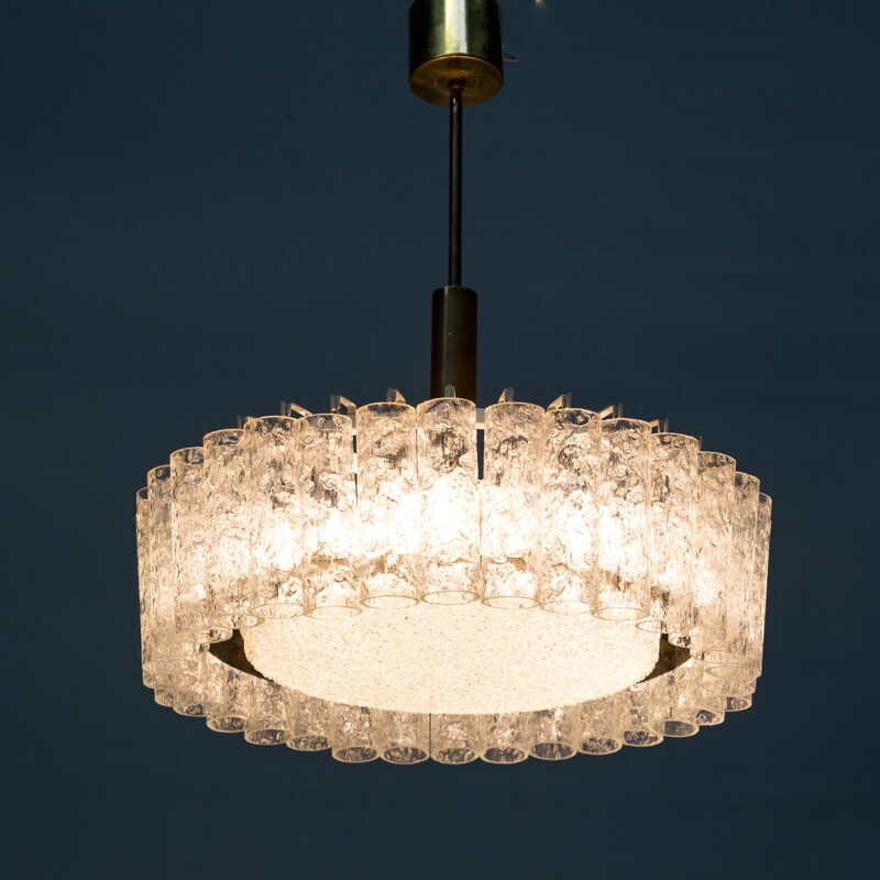 Vintage pendant lamp for Doria Leuchten, 1960s