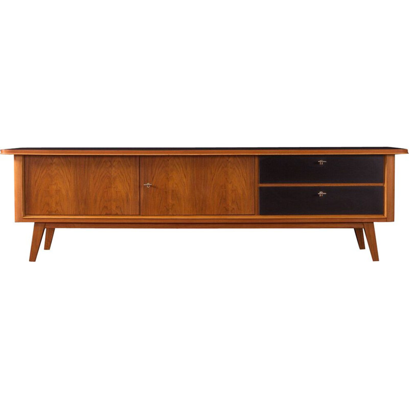 Vintage walnut sideboard, Germany, 1950s