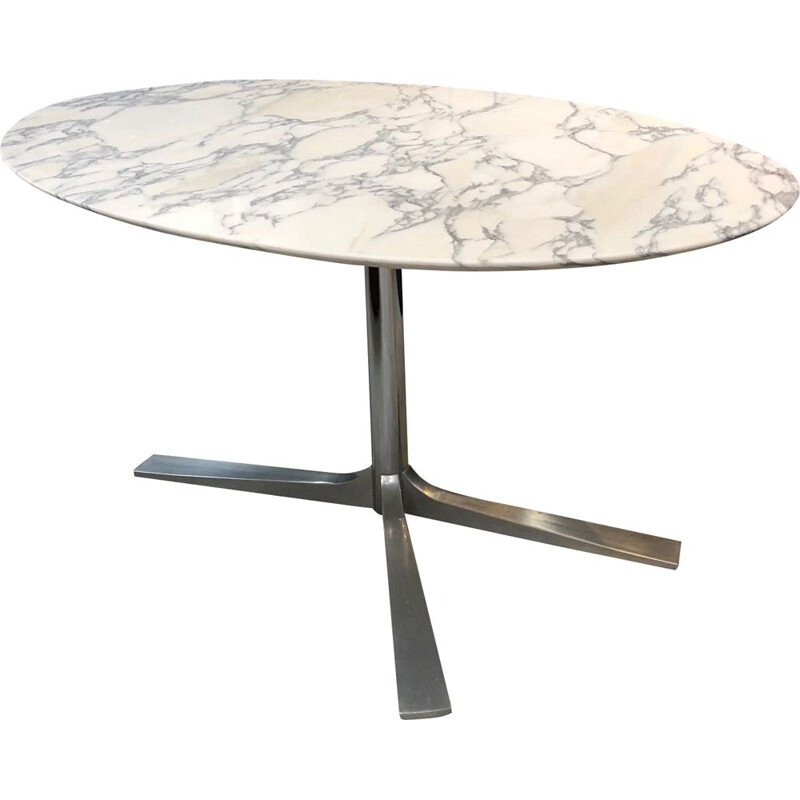 Table en marbre vintage 1960