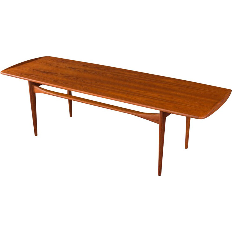 Vintage teak coffee table by France & Son 1950