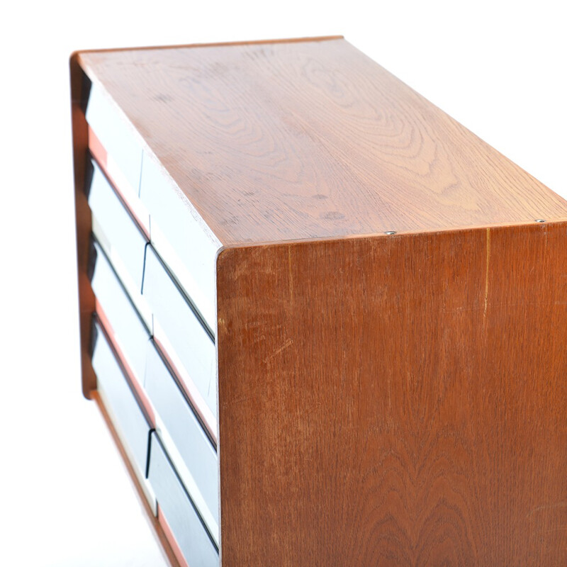 Chest of drawers in wood and plastic, Jiri JIROUTEK - 1960s