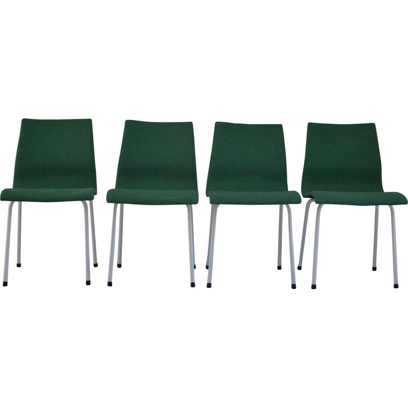 Conjunto de 4 sillas de época grupo IV Charron, René-Jean Caillette - 1950
