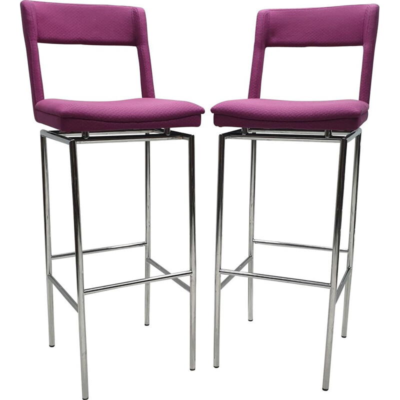 Set of 2 vintage Jackie bar stools by Mattias Ljunggren for Johanson Design, 1990s