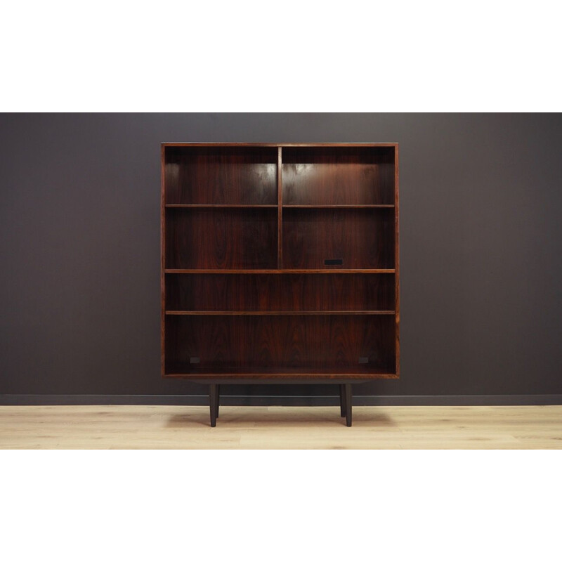 Rosewood vintage bookcase by Omann Jun, 1970s