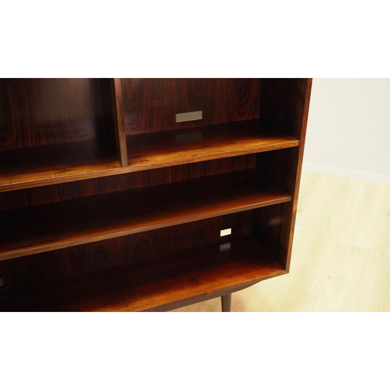 Rosewood vintage bookcase by Omann Jun, 1970s