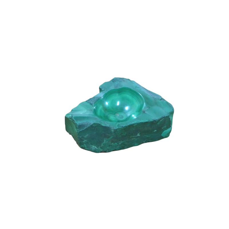 Vintage ashtray in malachite, 1950s